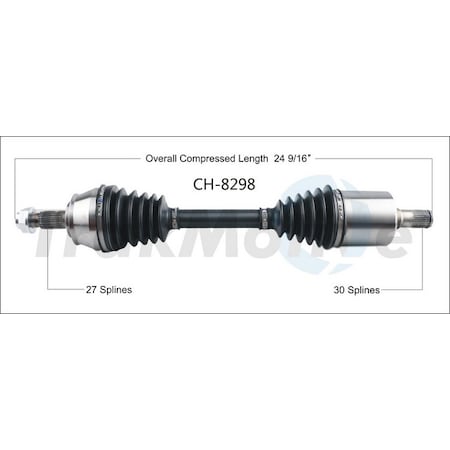 Surtrack Axle Cv Axle Shaft, Ch-8298 CH-8298